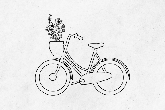 Bicycle Svg Review: A Floral Ride for Embroidery