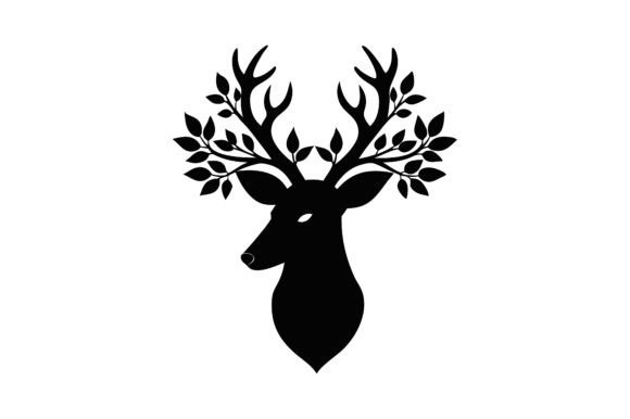 Christmas Floral Deer Head Silhouette Review