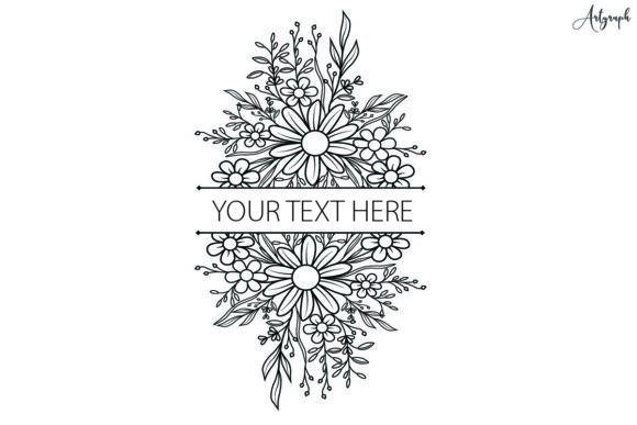 Floral Split Monogram Vector: A Designer's Review