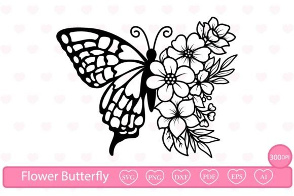 Flower Butterfly Svg Flower Svg Review