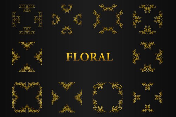 Gold Floral Doodle Frame V5: A Designer's Real-World Review