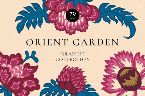Orient Garden Vector Graphic Collection Review